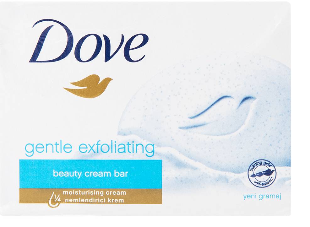 Dove Gentle Exfoliating Beauty Cream Bar Soap 90g